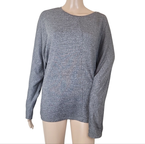 Time And Tru Womens Heather Gray Top - Picture 1 of 3